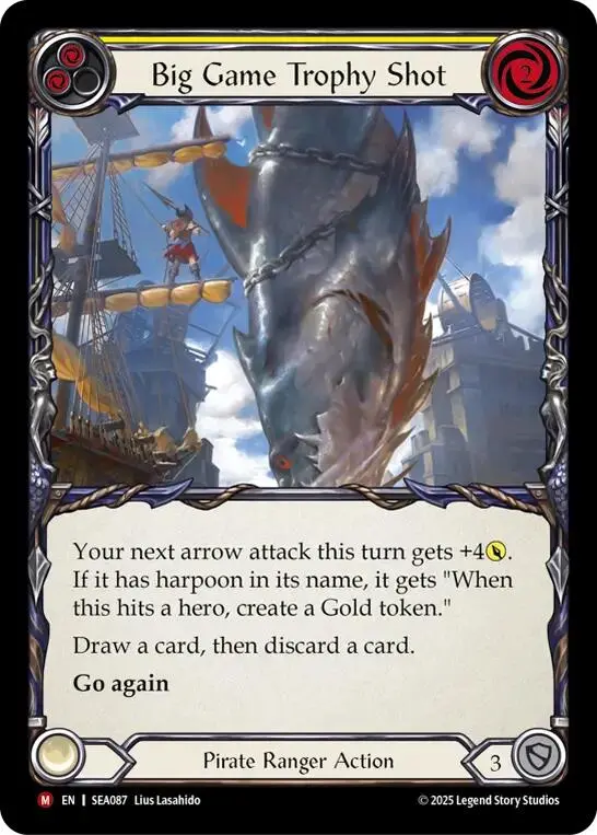 Big Game Trophy Shot [Sea087] (High Seas)  Rainbow Foil 1