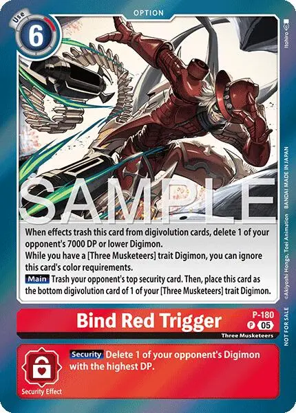 Bind Red Trigger [P-180] (Event Pack 8) [Promotional Cards] 1