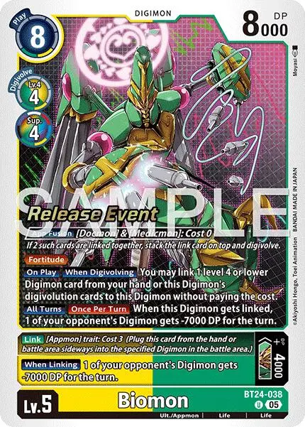 Biomon [Bt24-038] [Time Stranger Release Events Cards] 1