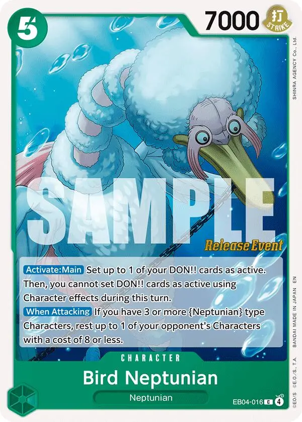 Bird Neptunian [The Azure Sea's Seven Release Event Cards] 1