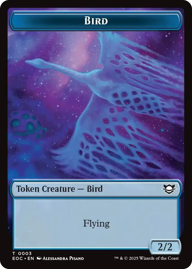 Bird // Pest Double-Sided Token [Edge Of Eternities Commander Tokens] 1