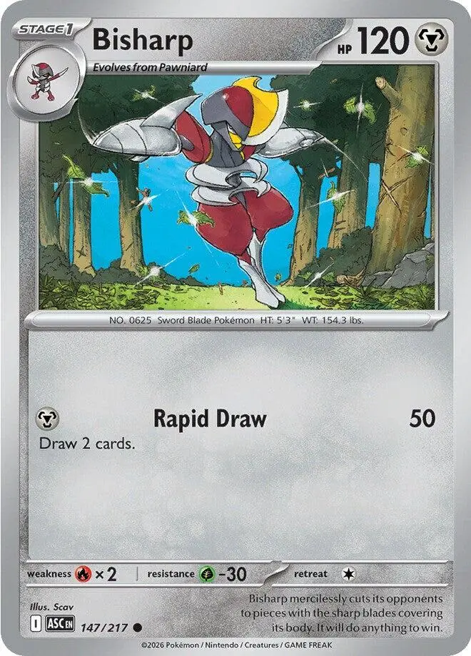 Bisharp (147/217) [Mega Evolution: Ascended Heroes] 1