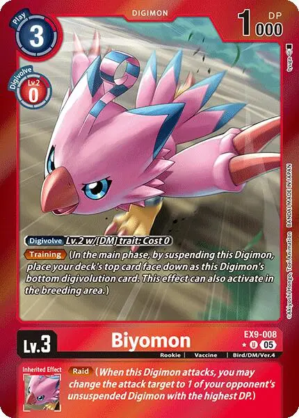 Biyomon [Ex9-008] (Limited Foil) [Versus Monsters] 1