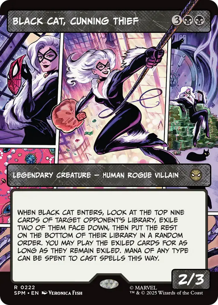 Black Cat, Cunning Thief (Borderless) [Marvel's Spider-Man] 1