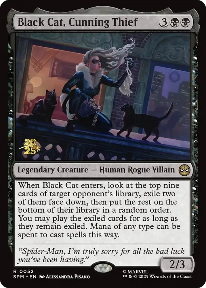 Black Cat, Cunning Thief [Marvel's Spider-Man Prerelease Promos] 1