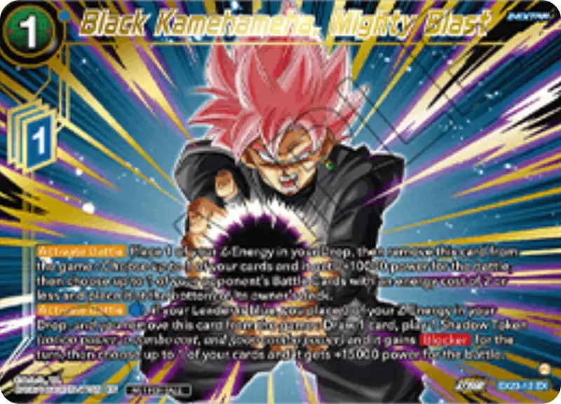 Black Kamehameha, Mighty Blast (Championship 2025 Finals Premium Pack) (Ex23-12) [Tournament Promotion Cards] 1