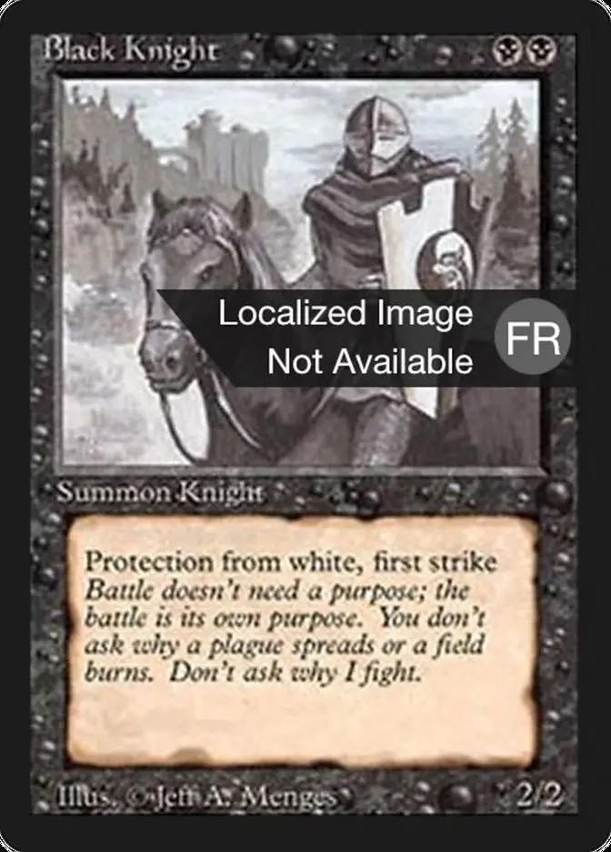 Black Knight [Foreign Black Border] 1