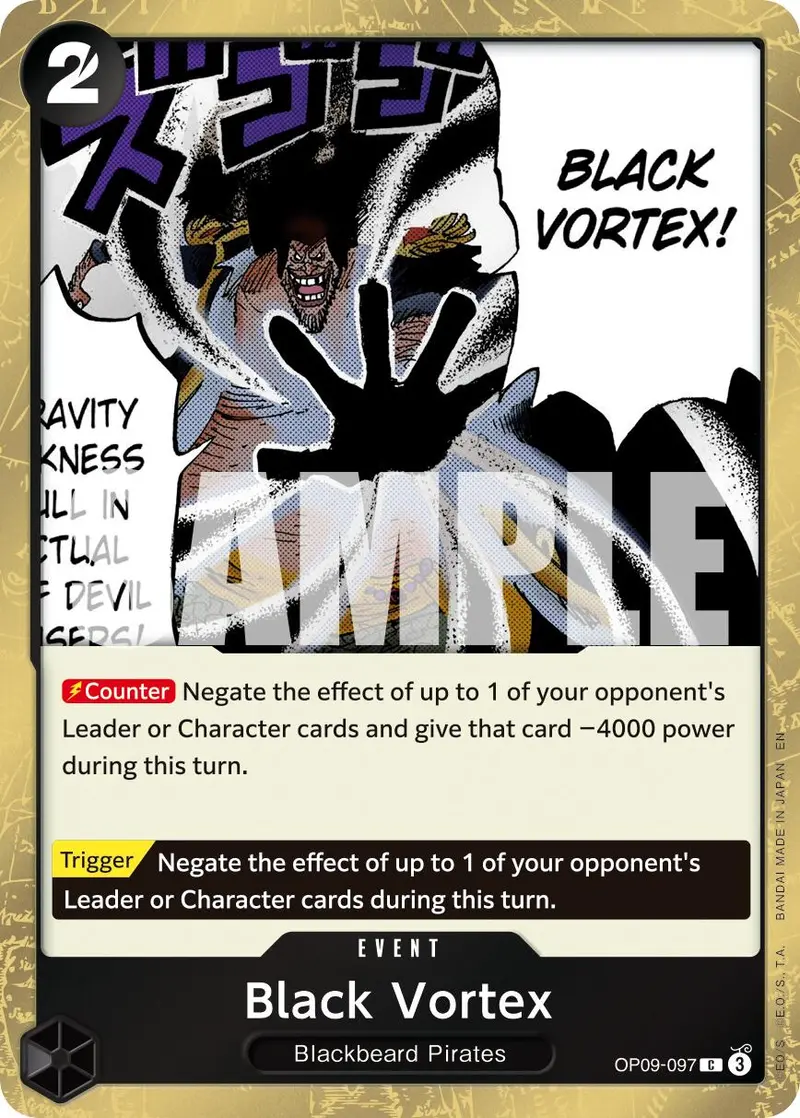 Black Vortex (Pirate Foil) [Premium Booster -The Best- Vol. 2] 1
