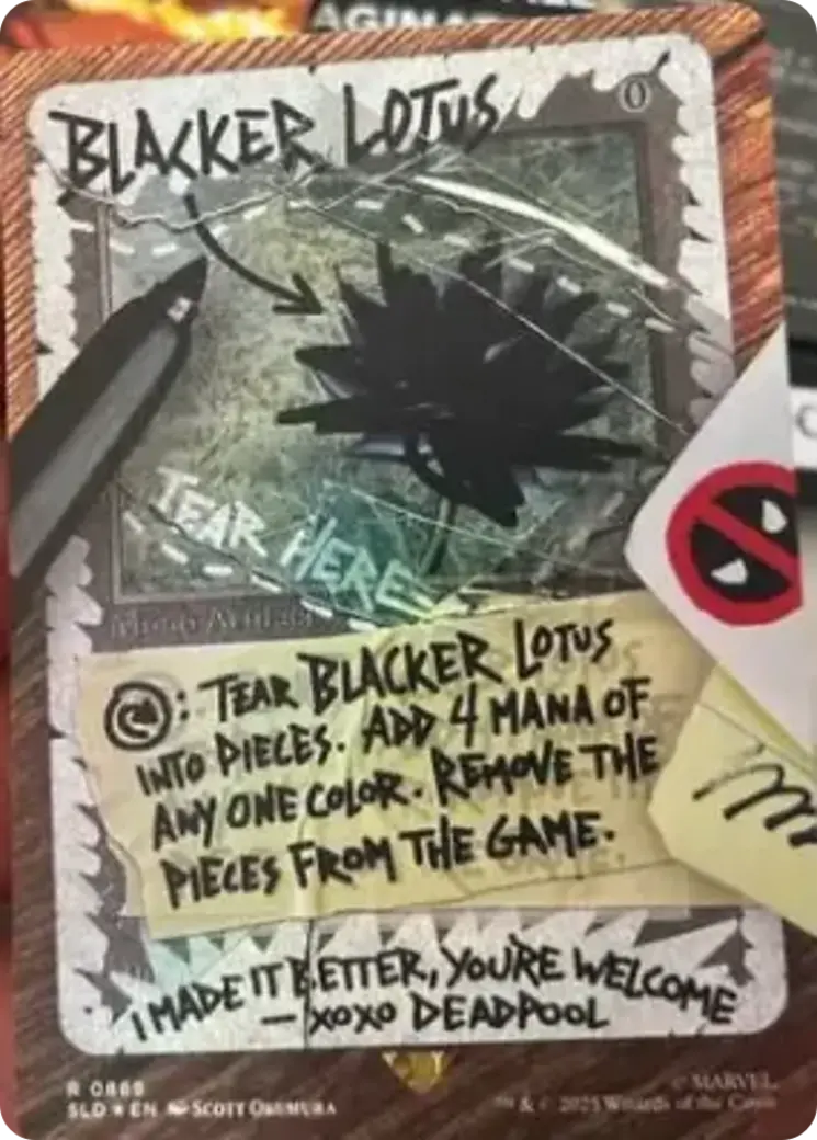 Blacker Lotus (Rainbow Foil) [Secret Lair Drop Series] 1