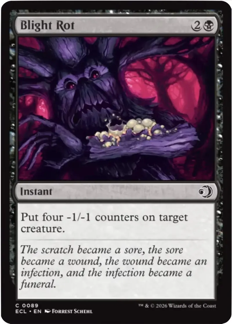 Blight Rot [Lorwyn Eclipsed] 1