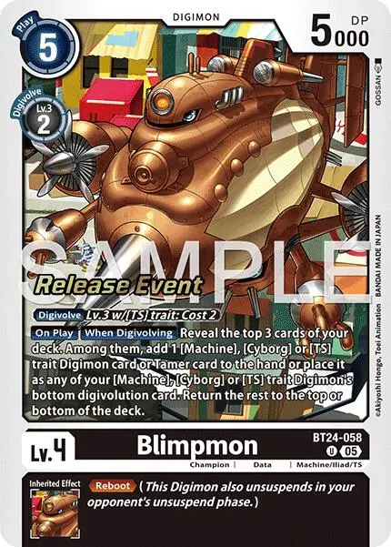 Blimpmon [Bt24-058] [Time Stranger Release Events Cards] 1