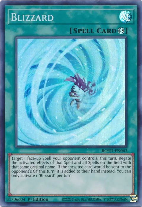 Blizzard [Rotd-En063] Super Rare 1