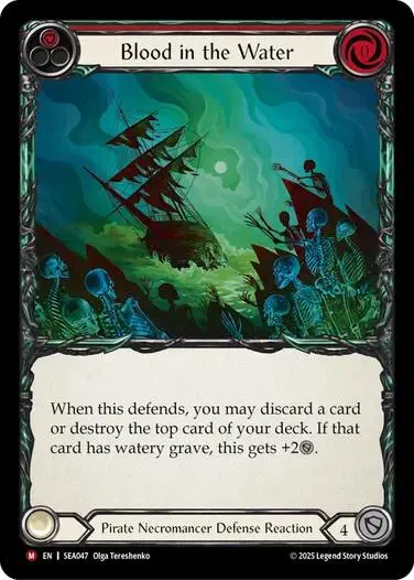 Blood In The Water [Sea047] (High Seas)  Rainbow Foil 1