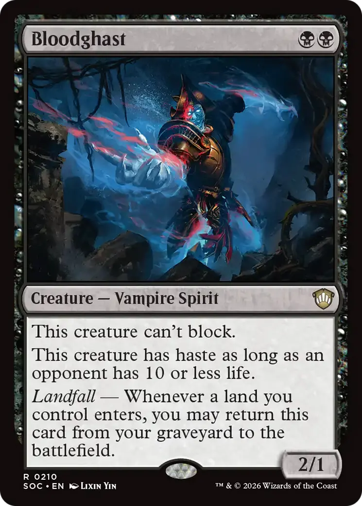 Bloodghast [Secrets Of Strixhaven Commander] 1