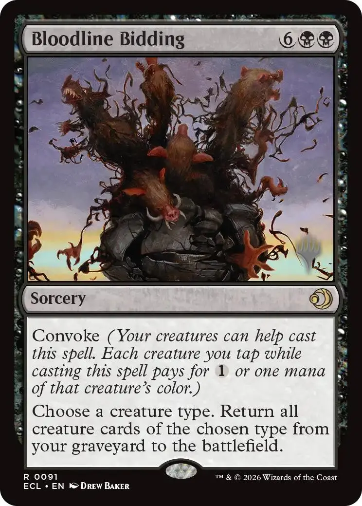 Bloodline Bidding [Lorwyn Eclipsed Promos] 1