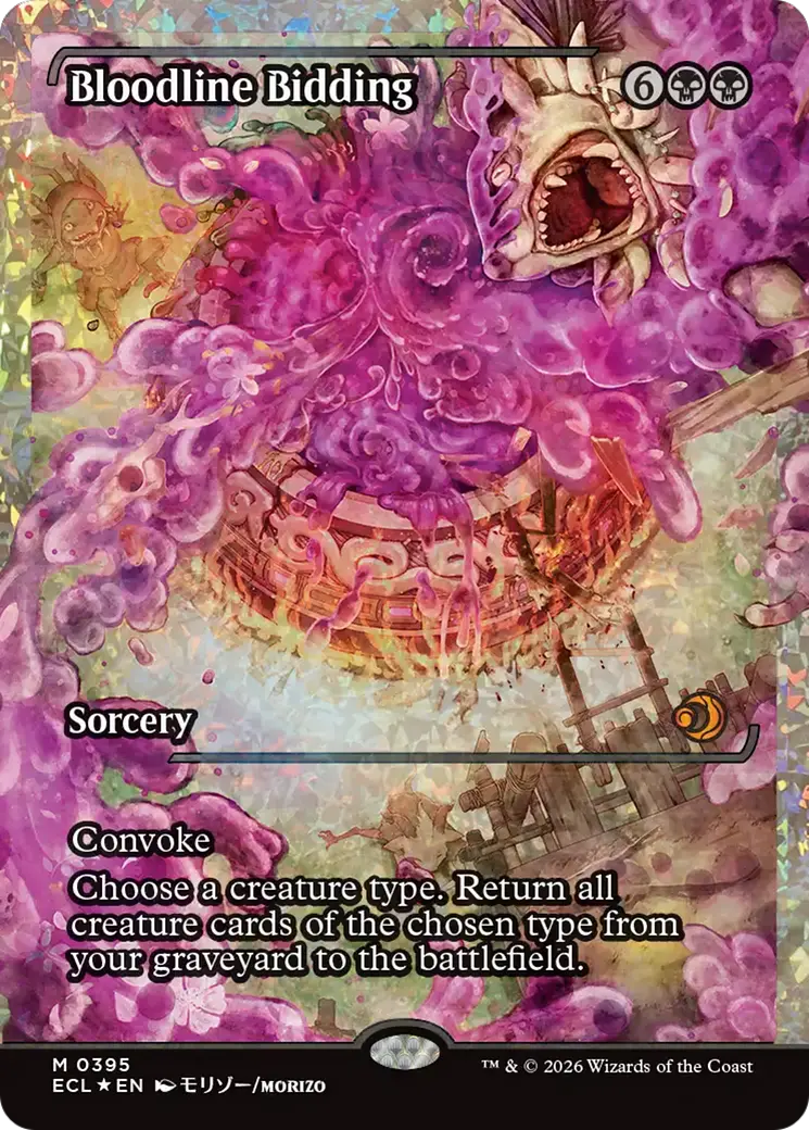 Bloodline Bidding (Showcase) (Fracture Foil) [Lorwyn Eclipsed] 1