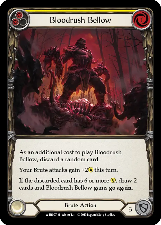 Bloodrush Bellow [Wtr007-M] Alpha Print Rainbow Foil 1
