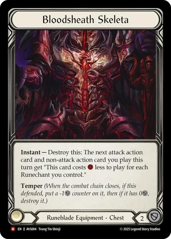 Bloodsheath Skeleta [Avs004] (Armory Deck: Legends Viserai) 1