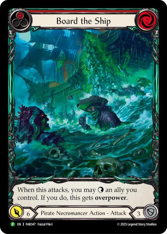 Board The Ship [Fab347] (Promo)  Rainbow Foil 1