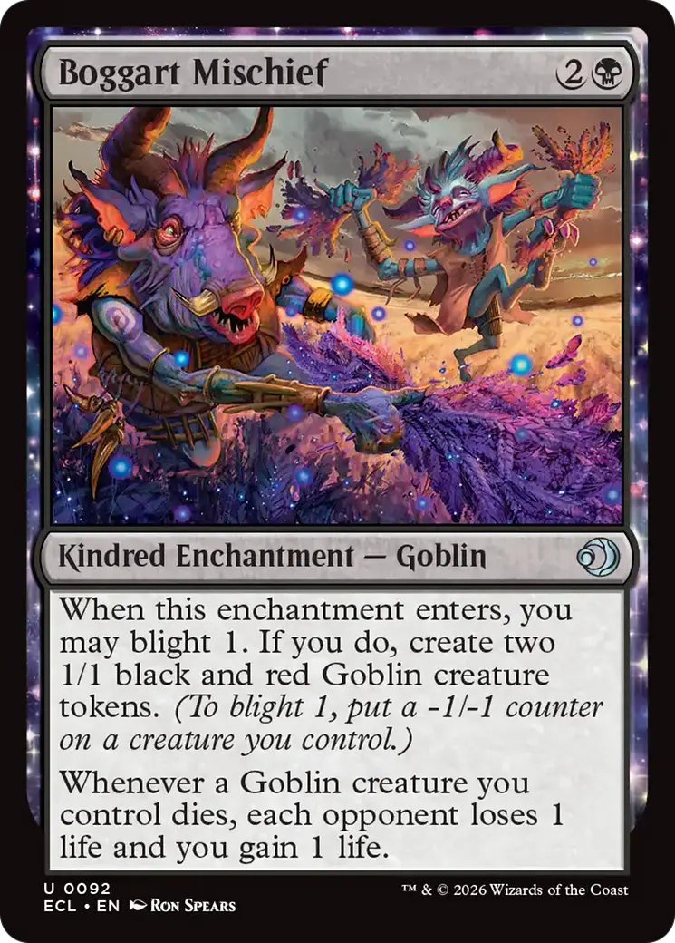 Boggart Mischief [Lorwyn Eclipsed] 1
