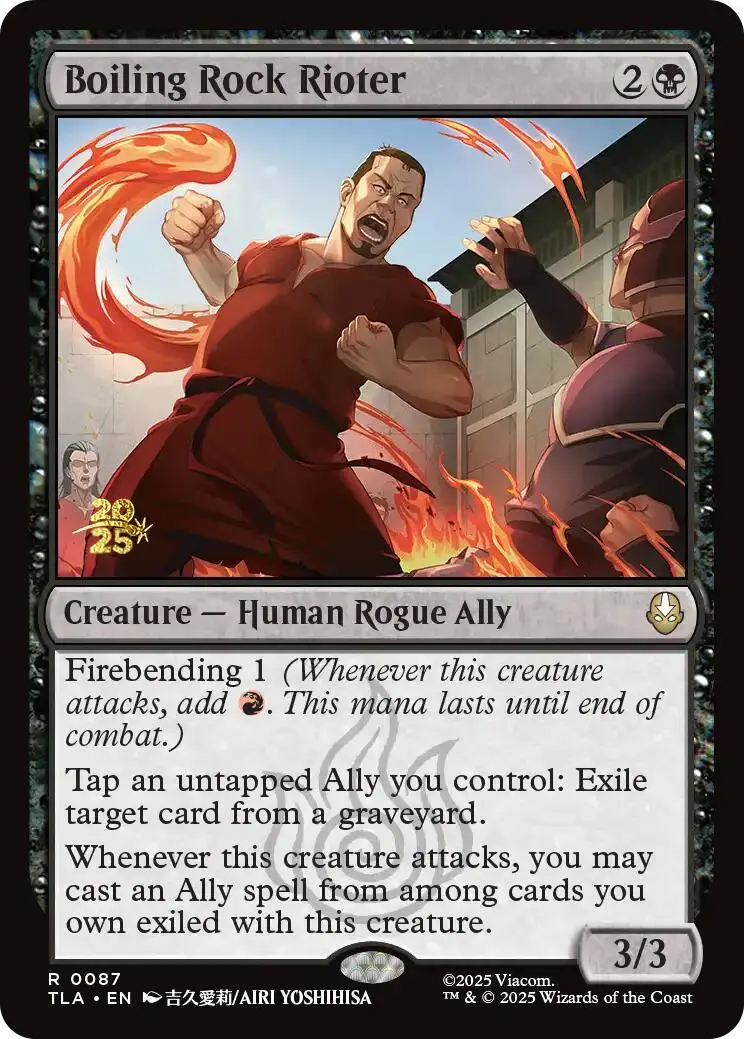 Boiling Rock Rioter [Avatar: The Last Airbender Prerelease Cards] 1