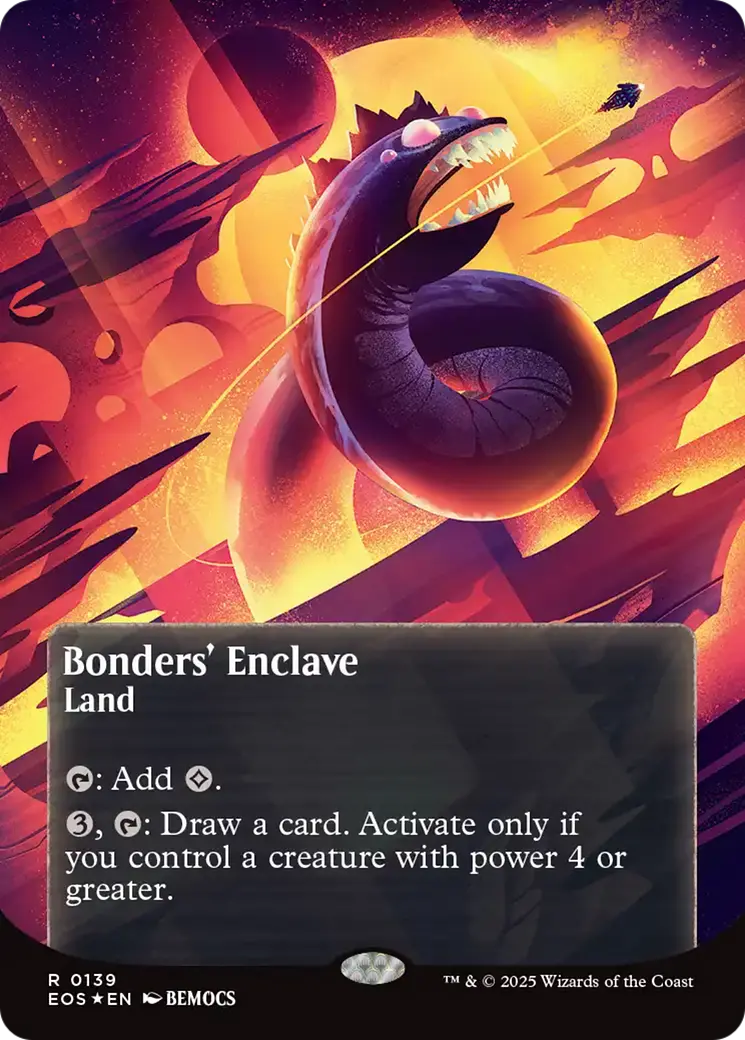 Bonders' Enclave (0136) (Borderless) (Galaxy Foil) [Edge Of Eternities: Stellar Sights] 1