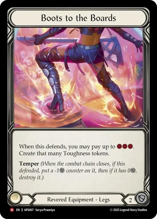 Boots To The Boards [Aps007] (Armory Deck: Pleiades)  Rainbow Foil 1