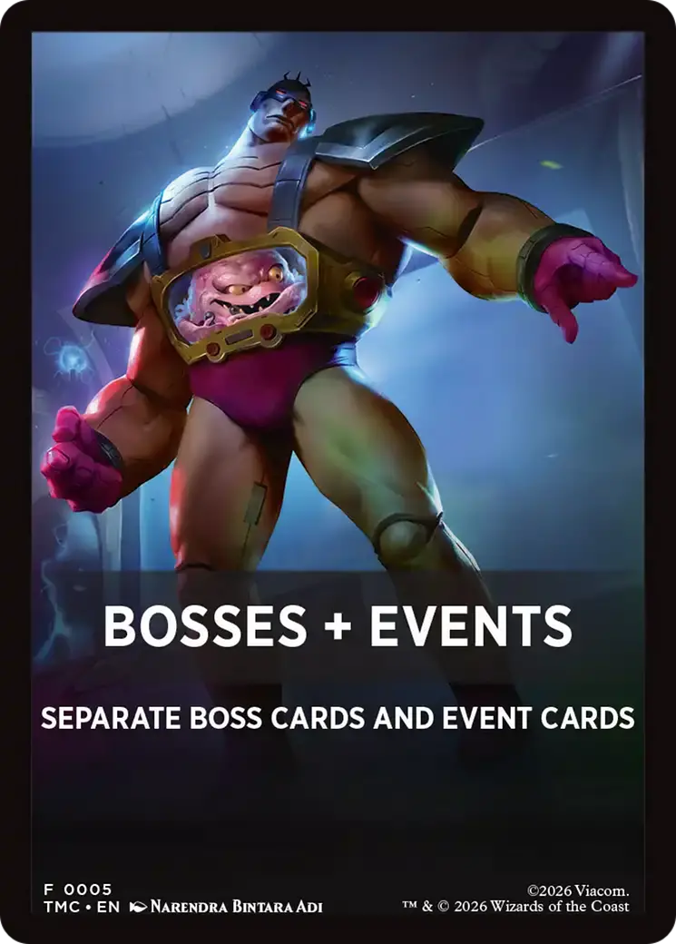Bosses + Events [Teenage Mutant Ninja Turtles Commander Tokens] 1