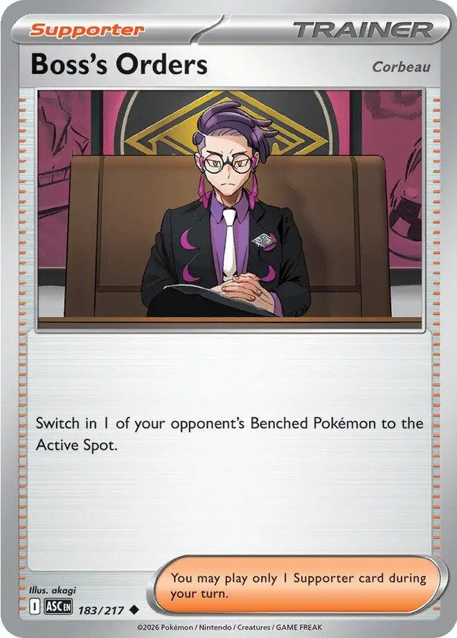 Boss's Orders [Corbeau] - 183/217 [Mega Evolution: Ascended Heroes] 1