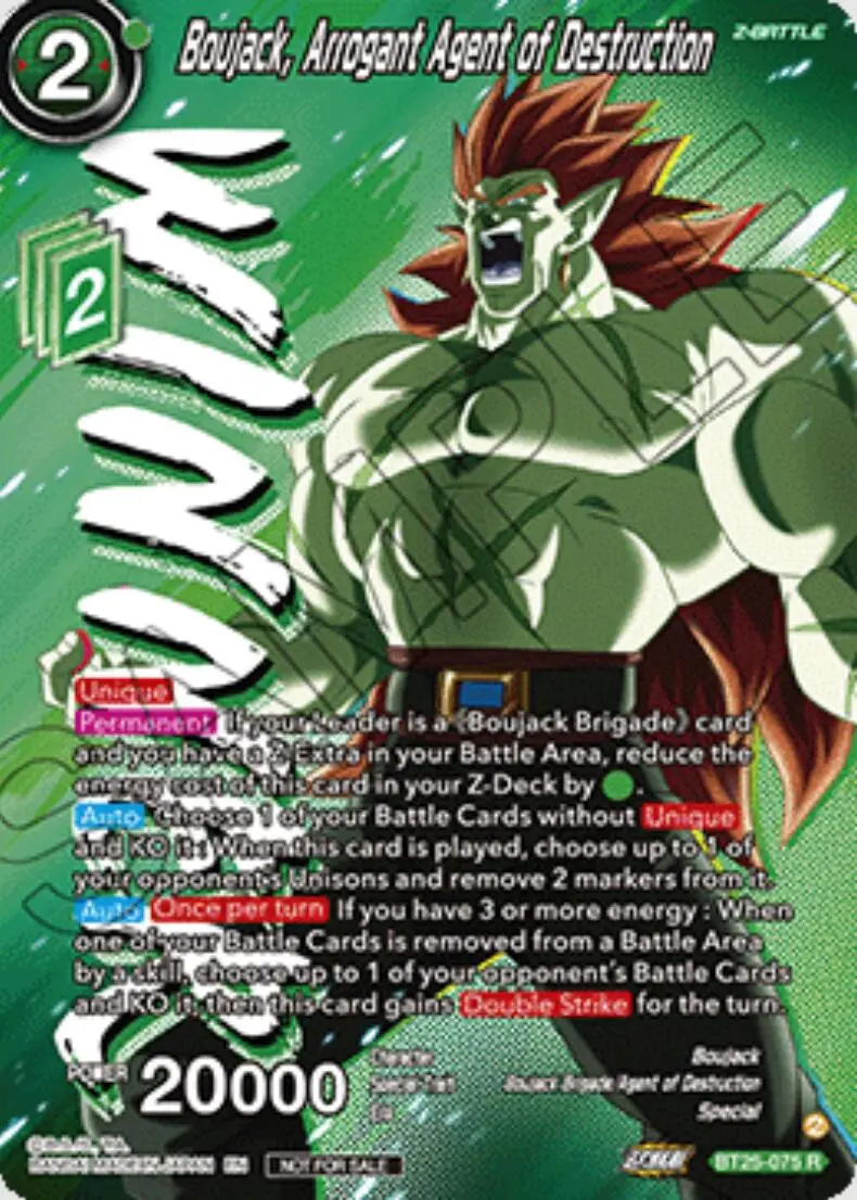 Boujack, Arrogant Agent Of Destruction (Ultra-Bout Series Tournament Pack Vol.1) (Winner) (Bt25-075) [Tournament Promotion Cards] 1