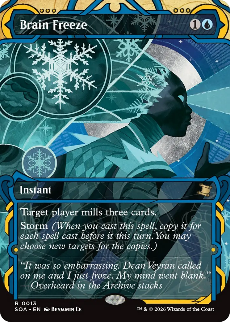 Brain Freeze (Jp Alternate Art) [Secrets Of Strixhaven: Mystical Archive] 1