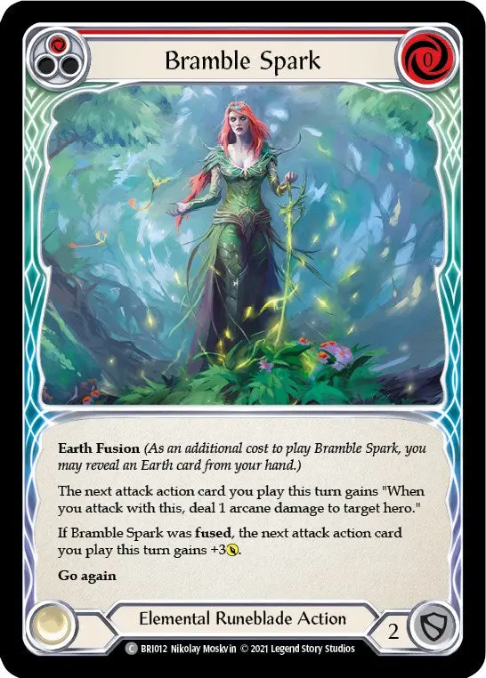 Bramble Spark (Red) [Bri012] (Tales Of Aria Briar Blitz Deck)  1St Edition Normal 1