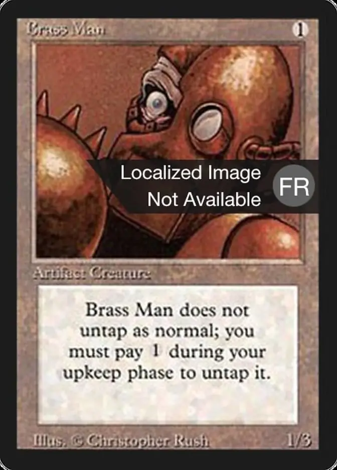 Brass Man [Foreign Black Border] 1