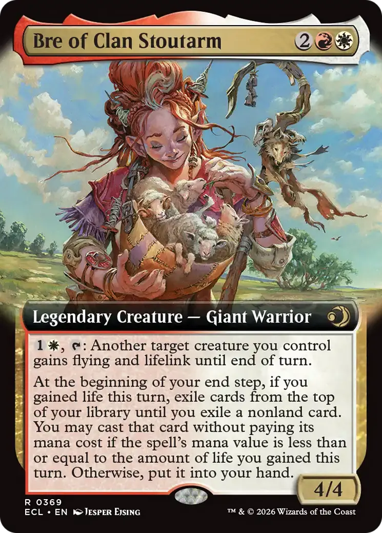 Bre Of Clan Stoutarm (Extended Art) [Lorwyn Eclipsed] 1