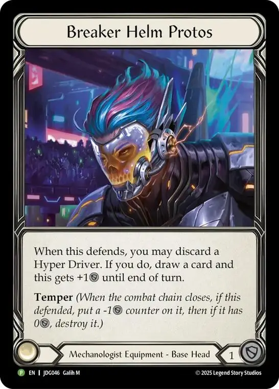Breaker Helm Protos [Jdg046] (Promo)  Cold Foil 1