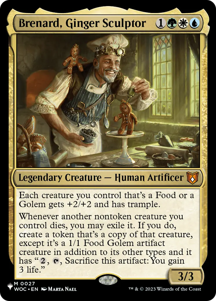 Brenard, Ginger Sculptor (Woc) [The List] 1