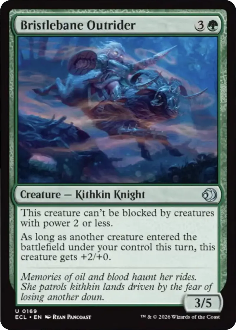 Bristlebane Outrider [Lorwyn Eclipsed] 1