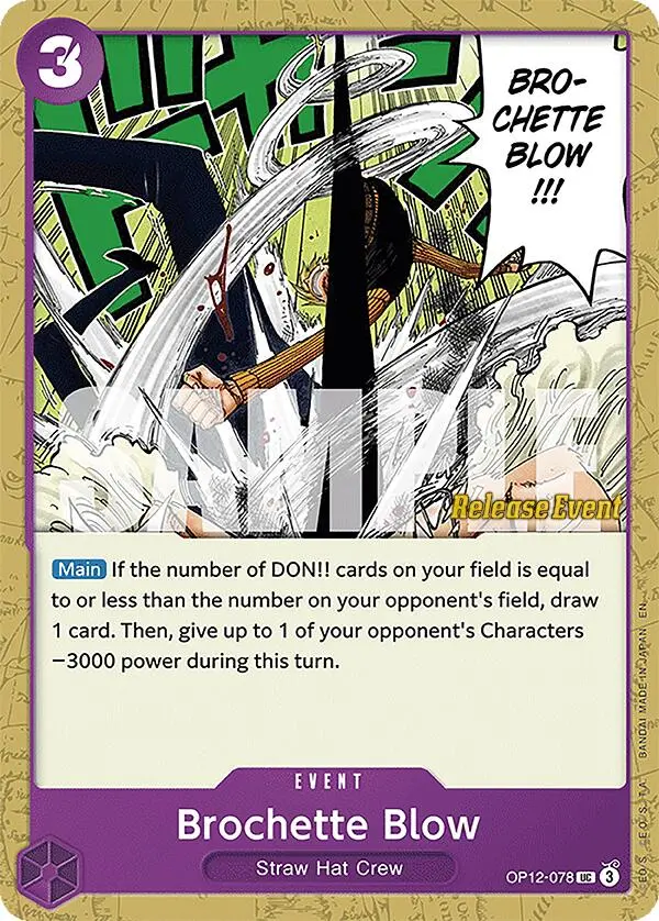 Brochette Blow [Legacy Of The Master Release Event Cards] 1