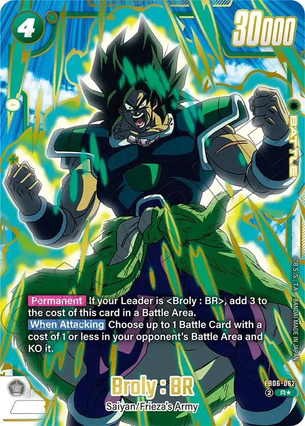 Broly : Br (Fb06-062) (Gold) [Fusion World Promotion Cards] 1