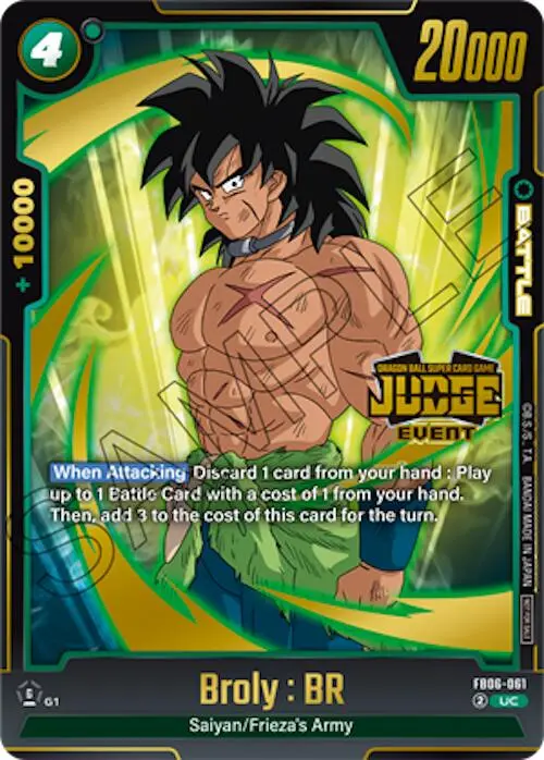 Broly : Br (Judge Pack 04 - Event) [Fusion World Tournament Cards] 1