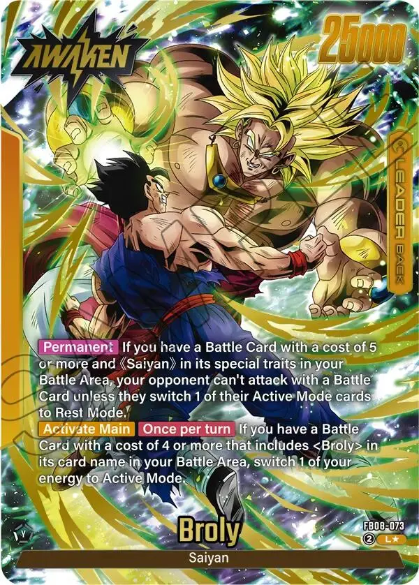Broly (Fb08-073) (Alternate Art) [Saiyan's Pride] 1