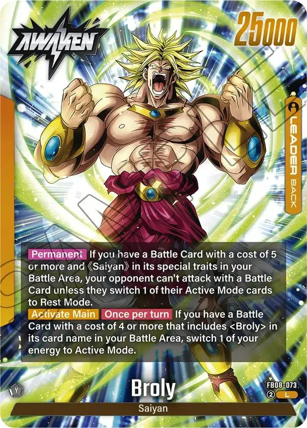 Broly (Fb08-073) [Saiyan's Pride] 1