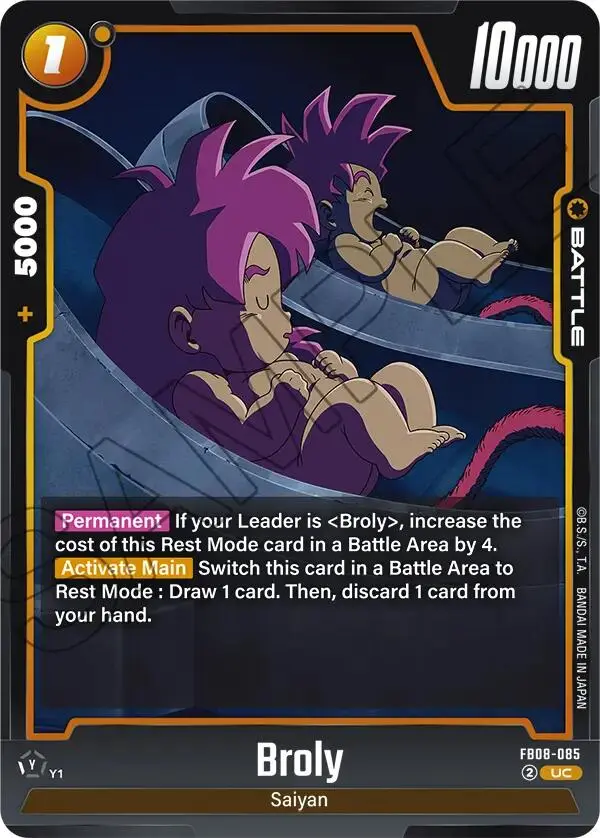 Broly (Fb08-085) [Saiyan's Pride] 1