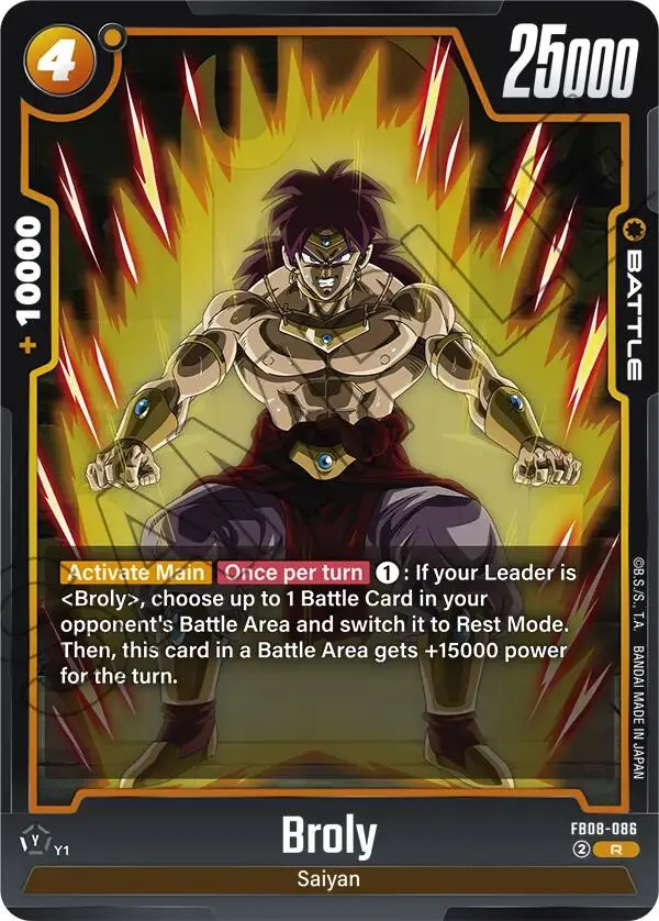 Broly (Fb08-086) [Saiyan's Pride] 1
