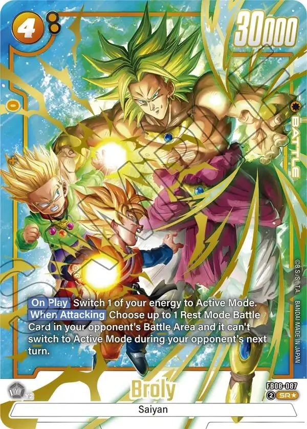 Broly (Fb08-087) (Alternate Art) [Saiyan's Pride] 1
