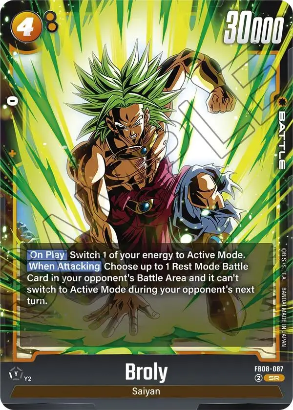 Broly (Fb08-087) [Saiyan's Pride] 1