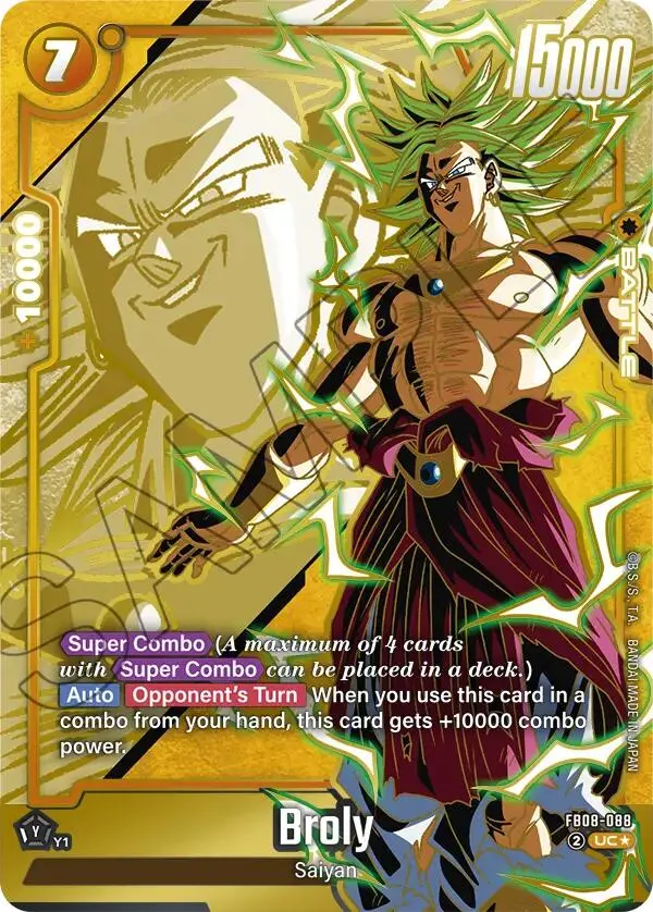 Broly (Fb08-088) (Alternate Art) [Saiyan's Pride] 1