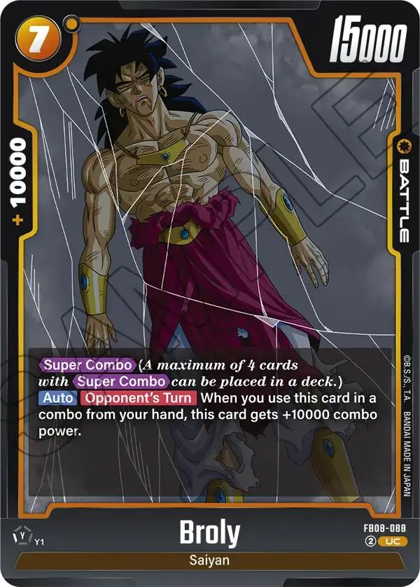 Broly (Fb08-088) [Saiyan's Pride] 1