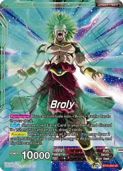 Broly // Ss Broly, Demon's Second Coming [Bt15-002] 1