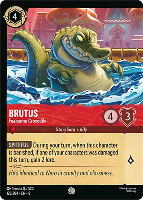 Brutus - Fearsome Crocodile (125/204) [Reign Of Jafar] 1